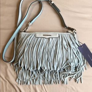 Rebecca Minkoff leather fringe purse.  NWT!